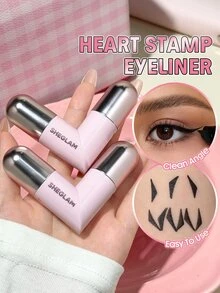 SHEGLAM Insta-Wing Heart محدد عيون بختم ماركة تجميل ومكياج للنساء والفتيات - الأسود - مشاهدة 1