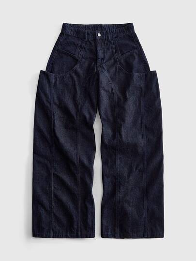 Jeans de mezclilla casuales y versátiles para hombres, para uso diario y viajes, con bolsillo y botón
