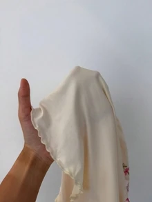 ZzzCrew 精致网纱刺绣荷叶边吊带背心和裤子女士睡衣套装 - 黃色 - 查看 6