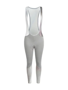 Powerista Women's Contrast Color Splice Sleeveless Fitted Jumpsuit Cycling Outfit - Grey - View 5