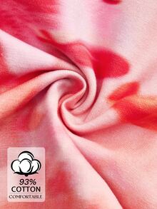 Opulessa Spring/Summer Vacation Knit Mesh Printed Camisole Tank Top For Women - Pink - View 8