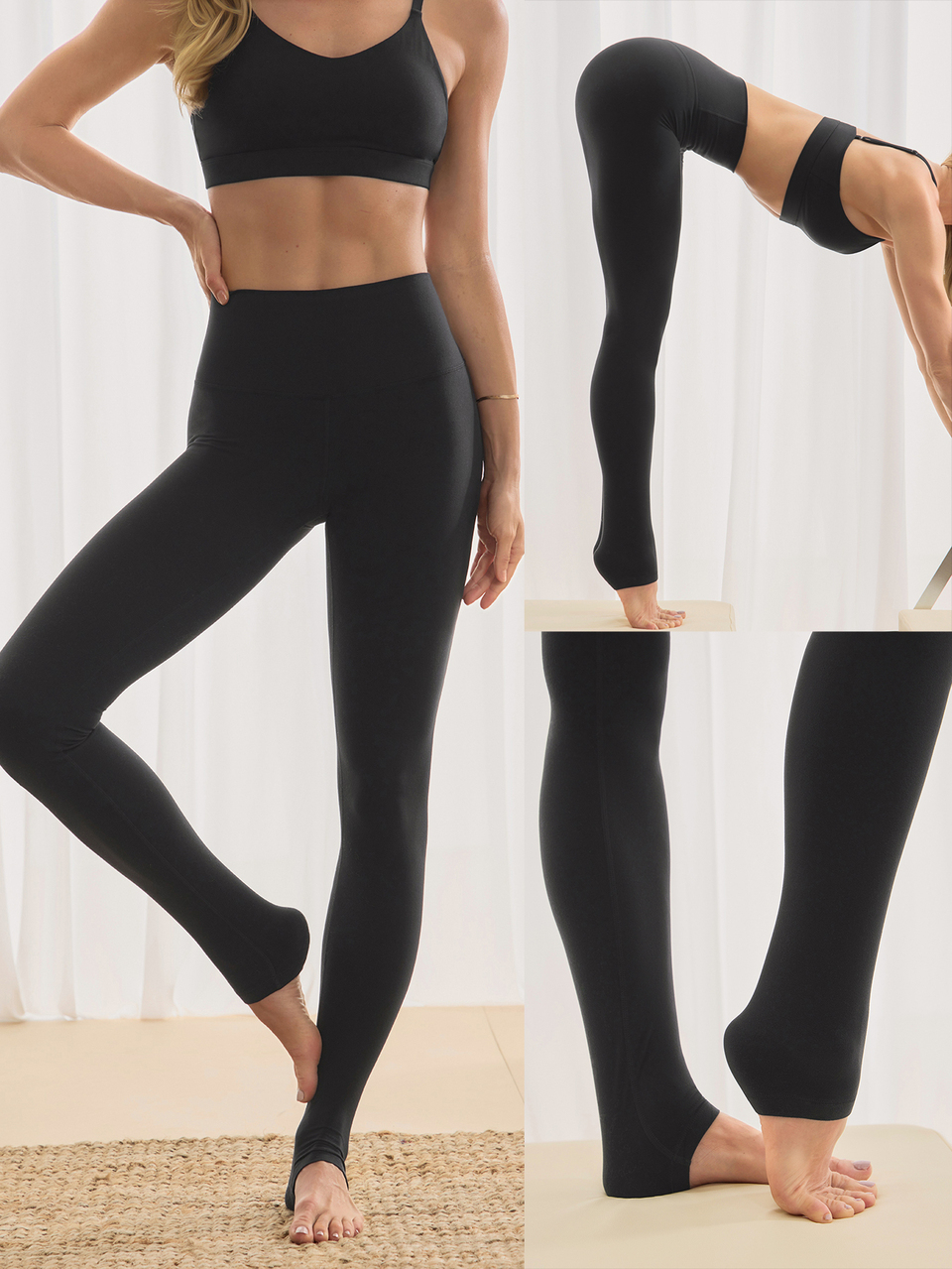 31" FeatherFit™ High-Waist Leggings With Pocket Low Impact Yoga Pilates Spring Summer