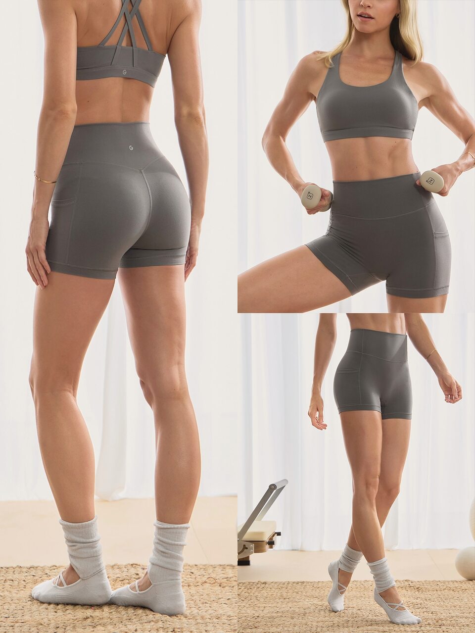 4.3" FeatherFit™ Pocket Anti-Slip Bike Shorts