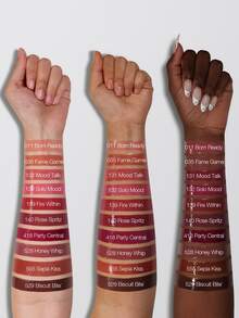 SHEGLAM Glazed & Locked Glossy Lip Tint-131 Mood Talk Gloss Combo Liquid Lipstick Brand Beauty Cosmetic Makeup For Women And Girls - 131 Mood Talk - View 8