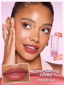 SHEGLAM Glazed & Locked Glossy Lip Tint-131 Mood Talk Gloss Combo Liquid Lipstick Brand Beauty Cosmetic Makeup For Women And Girls - 131 Mood Talk - View 9