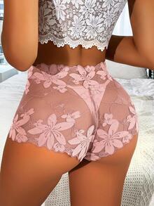 SHEIN Women Boyshorts - Baby Pink - View 2