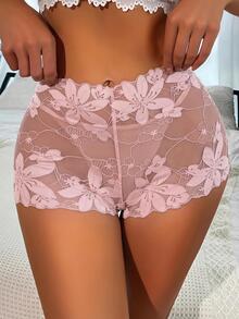 SHEIN Women Boyshorts - Baby Pink - View 5