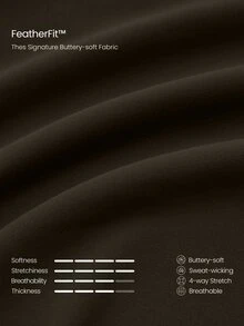 GLOWMODE 24" FeatherFit™ Crossover Yoga Pilates Leggings Buttery Soft High Stretch Crossover Waist Sports Tights Gym Spring Summer - Army Green - View 5