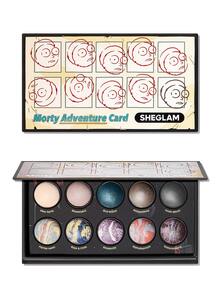 Rick and Morty X SHEGLAM The Adventures Of Morty Baked Color Palette Brand Beauty Cosmetic Makeup For Women And Girls - Baked Color - View 9