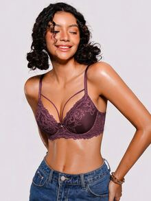 Bareli Dear Women's Underwire Bra 1pc - Purple - View 4