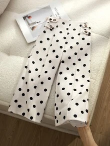 SHEIN Young Girls Pants - White - View 1