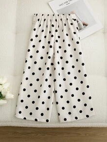 SHEIN Young Girls Pants - White - View 2