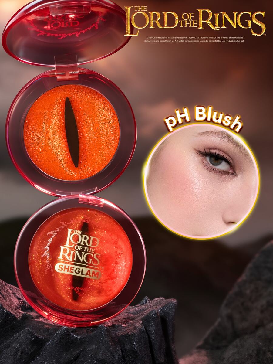 THE LORD OF THE RINGS | SHEGLAM Eye Of Sauron™ | 腮紅 品牌美妝化妝品 適合女士與女孩 - 玫紅色 - 查看 1