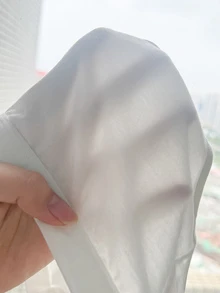 SHEIN Girlism Tween女孩兒童款簡約休閒方領細肩帶內衣，附胸墊杯，親膚舒適蝴蝶結刺繡內褲，學生內衣，1件白色，四季適用 - 白色 - 查看 7