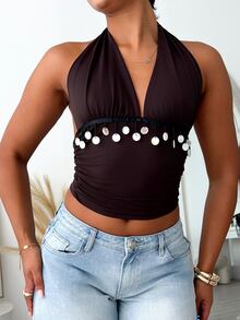 leahseptember Women Tank Tops & Camis - Coklat - View 5