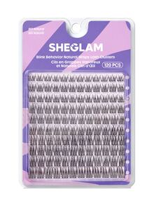 SHEGLAM Blink Behavior Natural Wispy Lash Clusters Brand Beauty Cosmetic Makeup For Women And Girls - Black - View 5