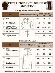 EURMUSE Casual Ribbed Knit Two Pieces Set – High Neck Pullover & Wide Leg Pants Loungewear - Mocha Brown - View 5