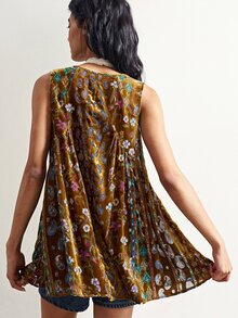 Bohemela 女款休閒無袖寬鬆迷你洋裝 - 彩色 - 查看 7