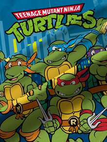 TEENAGE MUTANT NINJA TURTLES | SHEIN تي شيرت بأكمام قصيرة مطبوع عليه حروف ورسوم كرتونية للأولاد المراهقين - أبيض - مشاهدة 3