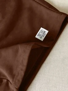 ESTAVOR Men's Summer Casual Versatile Solid Color Shorts - Brown - View 5