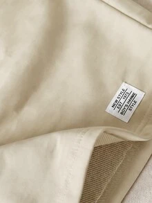 ESTAVOR Men's  Drawstring Waist Pocket Casual Shorts - Khaki - View 5