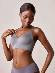 Veilyse 3pcs/Set Wireless Jelly Bra, Comfortable & Soft Women Fashion Bra - Multicolor - View 4