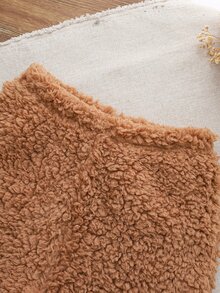 Cozy Pixies 男嬰童可愛熊刺繡運動衫套裝 休閒日常時尚 百搭 秋冬新款 - 卡其色 - 查看 6