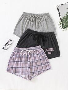 Chillnights 女士休闲日常家居服下装睡裤短裤 - 彩色 - 查看 2