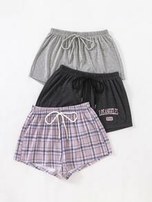 Chillnights 女士休闲日常家居服下装睡裤短裤 - 彩色 - 查看 6