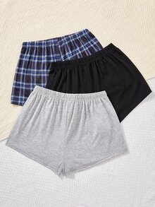 Chillnights 女士宽松抽绳休闲家居短裤睡眠短裤 - 彩色 - 查看 2