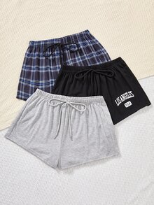 Chillnights 女士宽松抽绳休闲家居短裤睡眠短裤 - 彩色 - 查看 5