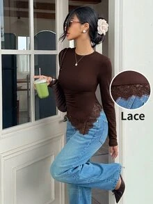 Serisse Women T-Shirts - Brown - View 9