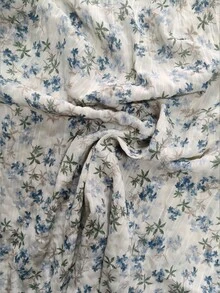 Pariaura 女士碎花印花系带露肩无袖收腰飘逸中长连衣裙 - 休闲波西米亚风夏季海滩度假连衣裙，轻盈柔美，适合春季约会、早午餐和度假穿着 - 彩色 - 查看 8