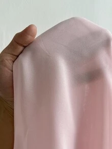 Viva Relle Plus-Size New Year Sexy Solid Color Deep V-Neck Ruffled Hem Sash Long-Sleeve Valentine's Day Shirt Fall - Pink - View 8