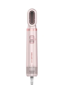 SHEGLAM HAIR Blowout Bliss All-In-One Multi-Styler,Including Concentrator Nozzle,3-Level Air Temp,30000 RPM Volumizing Brushes For Quick,Anti-Frizz,Powerful Airflow 2X Faster Drying,Universal Voltage For Hair Styling (Pair With Different Shape Adapters) - Pink - View 1