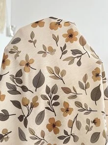 Plussiva Plus Size Pregnant Women's Casual Floral Print Short Sleeve Top, Vacation Style - Multicolor - View 9