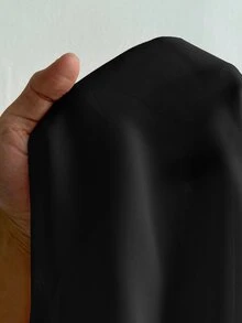 Viva Relle Plus Size Chiffon Sexy Bow Blouse Fall - Black - View 8