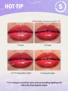 SHEGLAM Bold Booster 豐唇精華 品牌美妝化妝品 適合女士與女孩 - Cherry Gleam - 查看 10