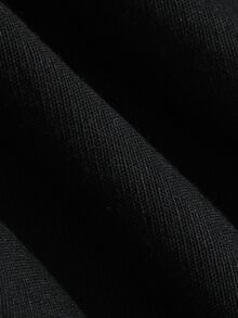 DAZY Women's Lightweight Summer Vacation Solid Color Textured Ruffle Hem Skirt Boho - Black - View 9