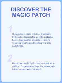 SlowSunday XL Invisible Blemish Patch, Large Blemish Areas, Blemish Clusters, Bigger Patch, Better Coverage, For Face & Body, Ultra-Thin & Waterproof & Breathable Daily Use, Ideal For Partyy, Suitable For Summer, Halloween - Pink - View 6