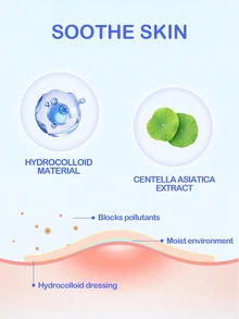 SlowSunday XL Invisible Blemish Patch, Large Blemish Areas, Blemish Clusters, Bigger Patch, Better Coverage, For Face & Body, Ultra-Thin & Waterproof & Breathable Daily Use, Ideal For Partyy, Suitable For Summer, Halloween - Pink - View 3