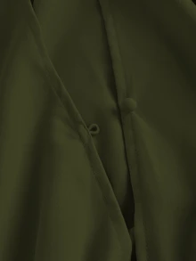 SHEIN MOD 大尺碼女款純色無袖洋裝，優雅辦公洋裝（附腰帶）綠色復古橄欖色夏季穿搭休閒聖誕造型 - 軍綠色 - 查看 7
