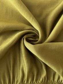 Elaquor Plus Size Ruffle Hem Pleated Top And Cuffed Long Pants 2 Pieces Set Elegant Casual Wedding High Tea Brunch Formal Party For Women Fall Olive Green - Olive Green - View 7