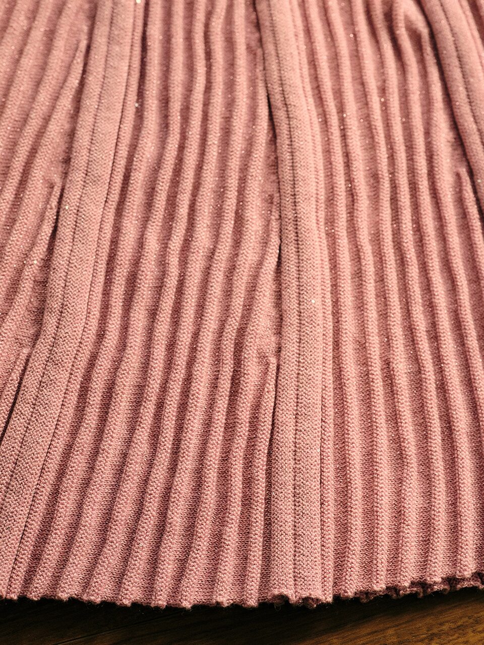 MOTF SOLID ELASTIC WAIST RIBBED FLOWY KNIT SKIRT