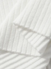 FRIFUL Cardigan Wanita Model Korea Terbaru untuk Awal Musim Gugur dengan Hiasan Pita dan Blok Warna, Potongan Ramping, dan Tampilan Menawan. - Putih - View 3