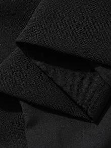 FRIFUL Women's Early Autumn New Korean Style Patchwork Sheer Lightweight Fabric Blazer Jacket - Black - View 7