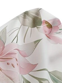 Rusticease 大码夏季休闲印花衬衫和裤子两件套 - 彩色 - 查看 15