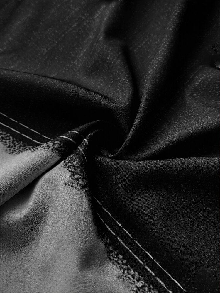 Maweii Summer Colorblock Woven Digital Patchwork Casual Loose Straight Leg Cargo Pants Fall - Black - View 7