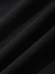 DAZY Women's Off-Shoulder Fitted Long Sleeve Casual Pullover Elegant T-Shirt Going Out Tops - Black - View 6