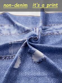 SHEIN 3件組女孩套裝：連帽衛衣、秋季穿搭、細肩帶背心、印花休閒醜褲套裝，生日校園穿搭，黑色與水藍色，秋季 - 黃色 - 查看 7